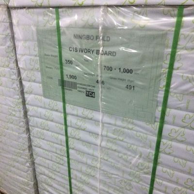 Покрытый Ningbo Fold C1S Ivory Board 190-400 гм для профессиональной лазерной печати
