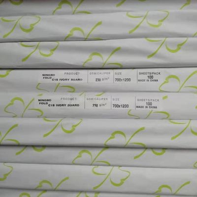 Покрытый Ningbo Fold C1S Ivory Board 190-400 гм для профессиональной лазерной печати