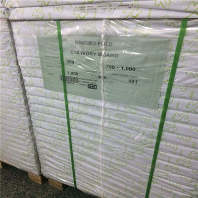 Класс AAA Ningbo Fold C1S/FBB/Ivory Board для упаковки и печати 711*1118
